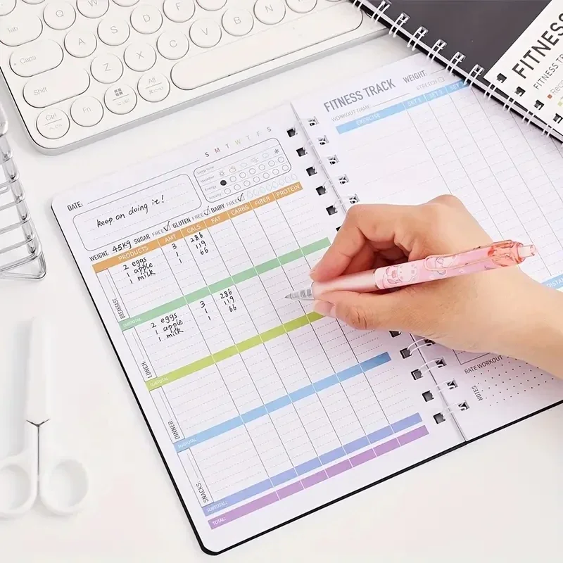 Spiral Notebook Daily Exercise - огляд і ціна Nutrition And Exercise