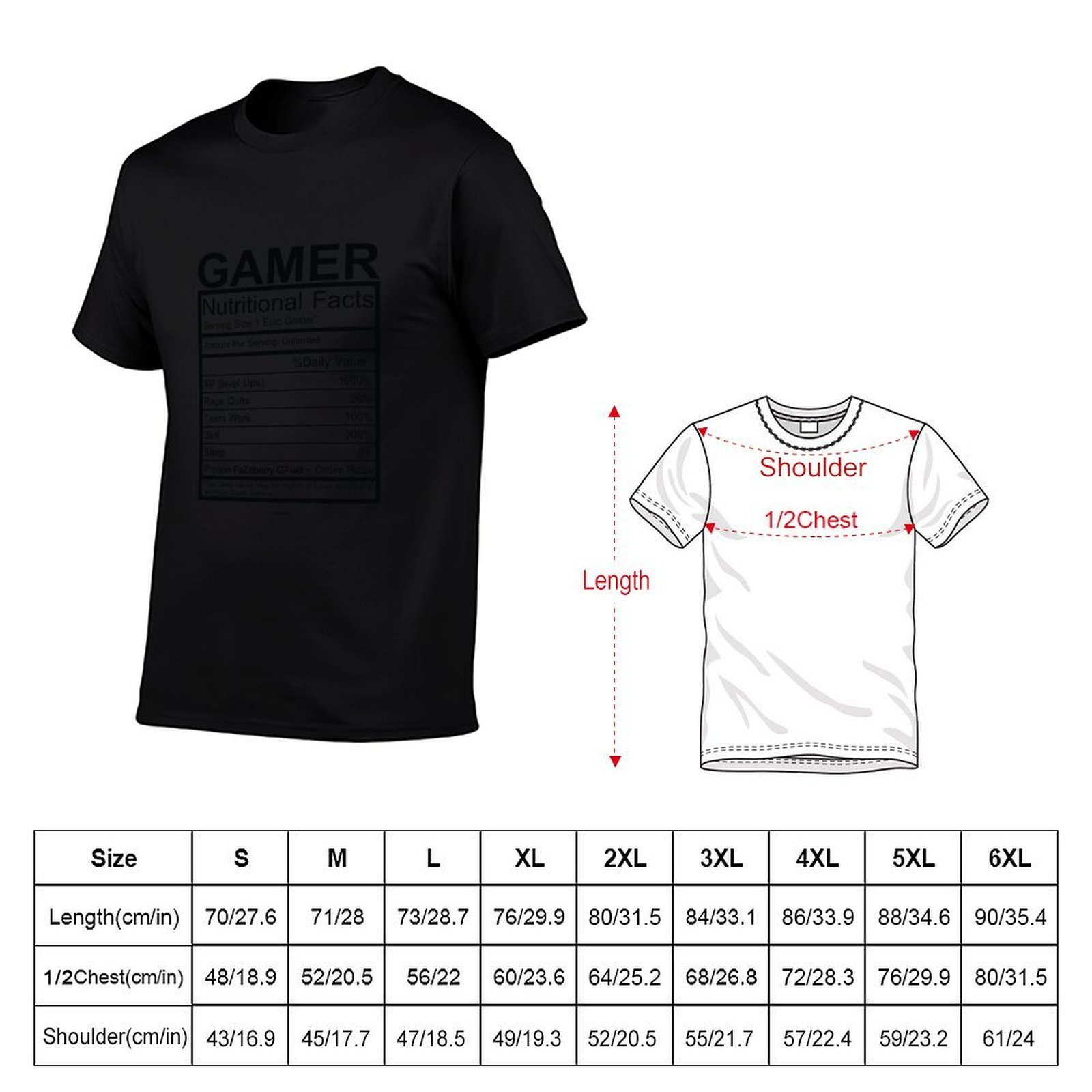 Gamer Nutritional Facts Chart  - огляд і ціна Nutrition Fitness