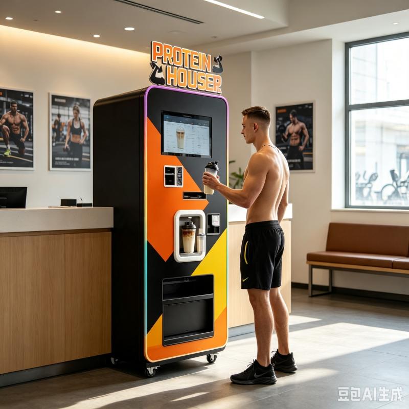 Protein Shake Vending Machine  - огляд і ціна Nutrition Fitness Gym