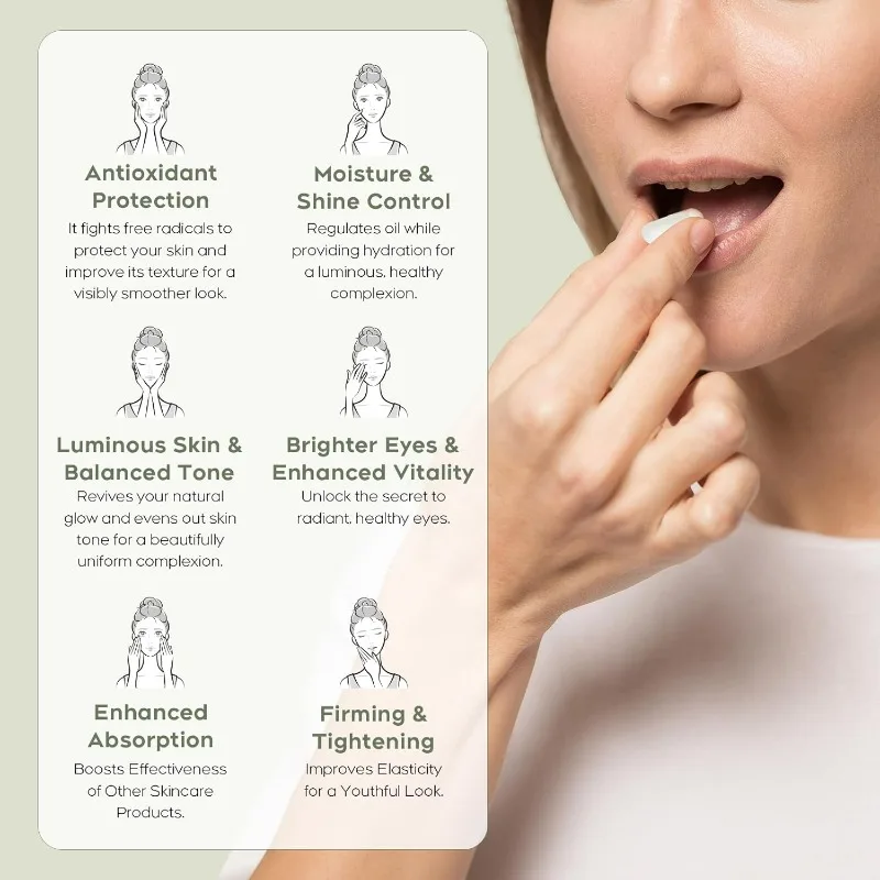 Organic Pearl Powder Capsules  - огляд і ціна Collagen Peptide Powder